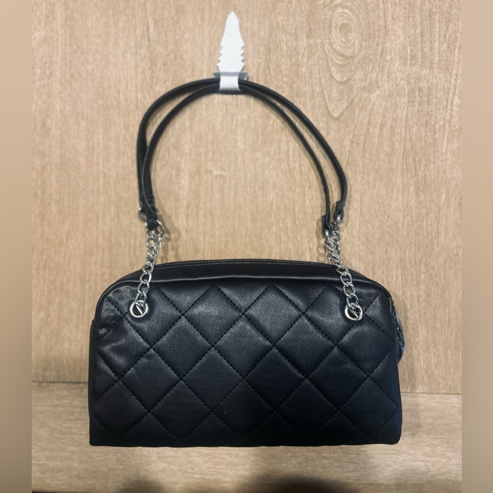 NWT Tahari Black Satchel Calista Bag - Picture 2 of 3